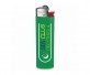 BIC Feuerzeug Werbegeschenk J23 Lighter mit Reibrad grün