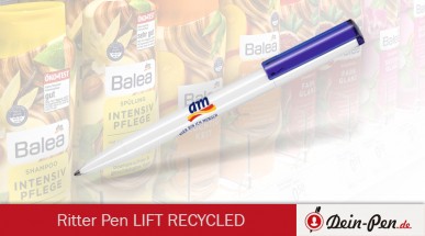 Vom Warentrenner zum Werbebotschafter - der neue Ritter Pen LIFT RECYCLED
