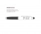 Penko Gogland Eva-Grip Touch 6706 Kugelschreiber mit Kappe mit Werbedruck silber