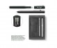 Faber-Castell Schreib-SET GRIP Werbegeschenk Kugelschreiber + Füller inkl. 1c Druck - silber
