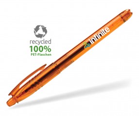 Goldstar Aqua Kugelschreiber aus recycleten PET Flaschen AEX Orange (PMS 165)