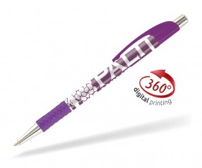 Goldstar Le Beau PWA inkl 360Grad Druck Kugelschreiber Pantone 269 Violett