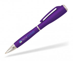Goldstar Nova Metallic LED Licht Kugelschreiber LZC violett (PMS 2104)