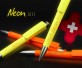 Delta Neon 811 Kugelschreiber in Signalfarbe gelb