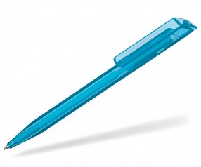 UMA Kugelschreiber POP transparent 0-0071 cyan