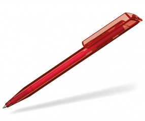 UMA Kugelschreiber POP transparent 0-0071 rot