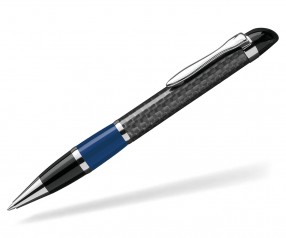 UMA Kugelschreiber NOBILIS 0-8900 Carbon blau