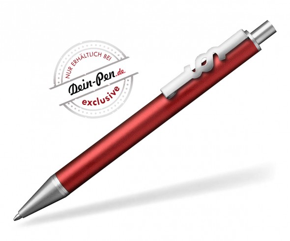 JUSTICE Kugelschreiber für Notar mit Paragraf-Zeichen rot metallic