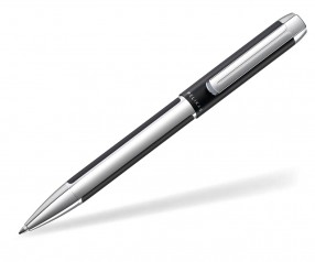 Pelikan Pura Kugelschreiber silber schwarz