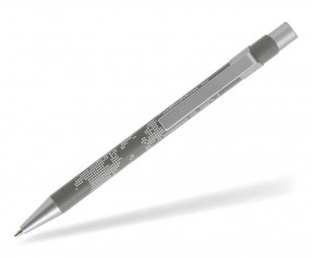 BIC® Metal Pro Matt 1290 Metallkugelschreiber inkl. Siebdruck 06D grau