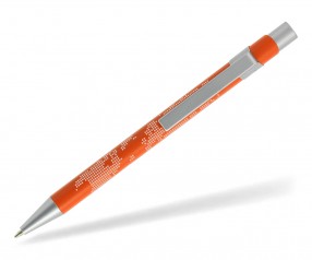 BIC® Metal Pro Matt 1290 Metallkugelschreiber inkl. Siebdruck 10D orange