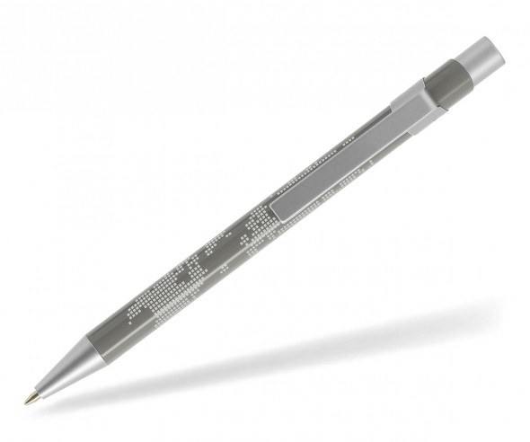 BIC® Metal Pro Polished 1290 Metallkugelschreiber inkl. Siebdruck 06E grau