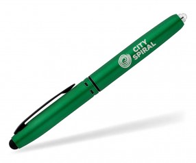 Goldstar Vito MSI Kugelschreiber mit Taschenlampe grün 2426