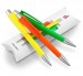 Kugelschreiber Set Neon als Geschenk: 3 Kulis in Neonfarben, burger swiss pen