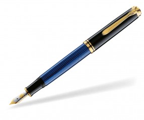 Pelikan Premium Serie 400 Souverän Füllhalter schwarz blau