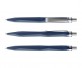 prodir QS20 PRS S70S softtouch Metallclip und Drücker in Silber R62 sodalithblau