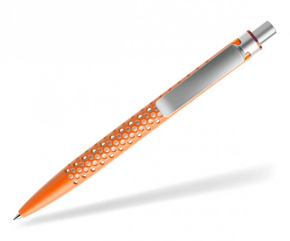 prodir QS40 Air PMS M10-S70-S nachhaltiger Kugelschreiber Orange-Silber satiniert