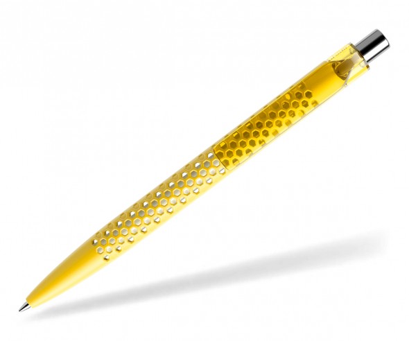 prodir QS40 Air PMT M07-C nachhaltiger Kugelschreiber Lemon-Silber poliert