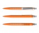 prodir QS40 Air PRS R10-S70-S nachhaltiger Kugelschreiber Orange-Silber satiniert