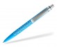 prodir QS40 Air PRS R58-S70-S nachhaltiger Kugelschreiber Cyanblau-Silber satiniert