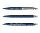 prodir QS40 Air PRS R62-S70-S nachhaltiger Kugelschreiber Soladithblau-Silber satiniert