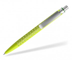 prodir QS40 Air PRS R66-S70-S nachhaltiger Kugelschreiber Gelb-Grün-Silber satiniert