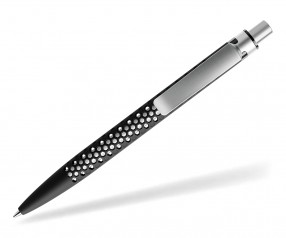 prodir QS40 Air PRS R75-S70-S nachhaltiger Kugelschreiber Schwarz-Silber satiniert