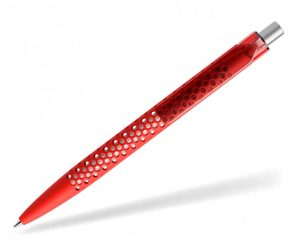 prodir QS40 Air PRT R20-S nachhaltiger Kugelschreiber Rot-Silber satiniert
