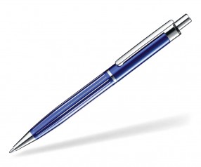 Kugelschreiber quatron Plaza 81089 als Werbegeschenk - blau
