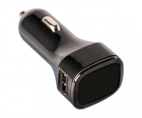 USB Autoladeadapter REFLECTS-COLLECTION 500 Werbeartikel schwarz