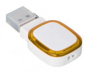 USB-Speicherstick REFLECTS-COLLECTION 500 Werbeartikel weiß/orange
