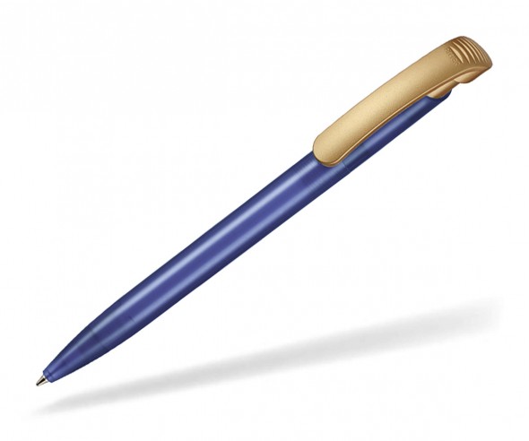 Ritter Pen Clear Frozen Gold Kugelschreiber 42001 4303 Royal-Blau