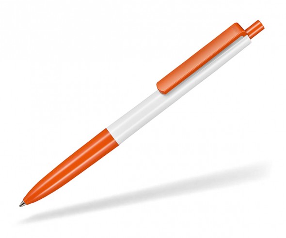 Ritter Pen New Basic 19300 Kugelschreiber 0101 Weiß 0501 Orange