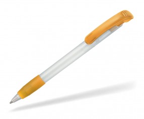 Ritter Pen Soft Clear Frozen 12100 Kugelschreiber 3100 Weiß 3505 Mango-Gelb
