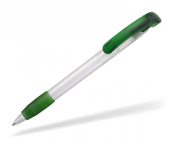 Ritter Pen Soft Clear Frozen 12100 Kugelschreiber 3100 Weiß 4031 Limonen-Grün