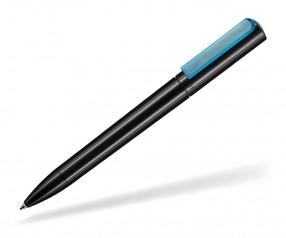 Ritter Pen Split NEON 00126 Kugelschreiber 1500 1391 Schwarz Neon-Blau transparent