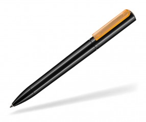 Ritter Pen Split NEON 00126 Kugelschreiber 1500 3590 Schwarz Neon-Orange transparent