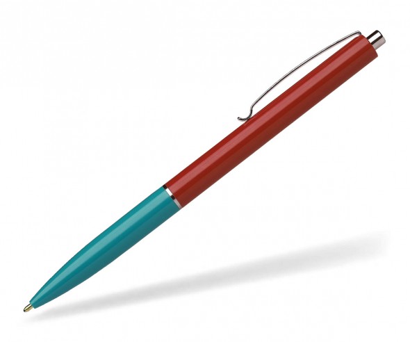 Schneider Kugelschreiber K15 mit Drücker rot türkis