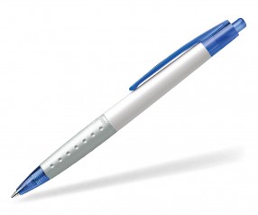 Schneider Kugelschreiber LOOX PROMO blau weiß grau