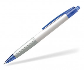 Schneider Kugelschreiber LOOX PROMO weiß blau grau