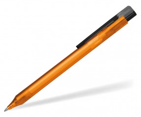 Schneider Kugelschreiber ESSENTIAL transparent orange schwarz