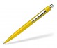 Schneider Kugelschreiber K1 mit Drücker gelb