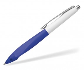 Schneider Kugelschreiber HAPTIFY gummiert blau weiss