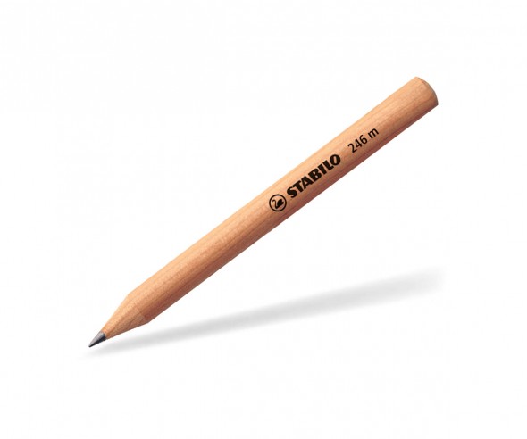 STABILO MINI-Bleistift 246m rund Holz natur
