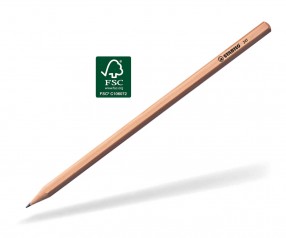 STABILO Bleistift 247 6-kant Holz naturbelassen