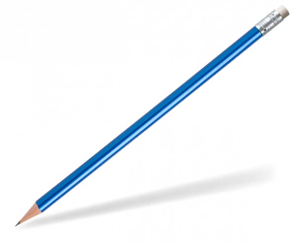 STAEDTLER Bleistift 16210W Radierer rund blau-metallic