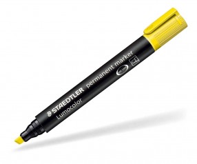 STAEDTLER Lumocolor Permanent Marker 350 W Keil gelb