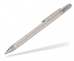 TROIKA PIP20 MG Multifunktions-Kugelschreiber CONSTRUCTION Antik Silber