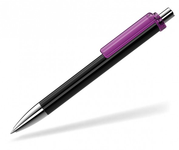 UMA Kugelschreiber FASHION 00134 SI schwarz violett transparent