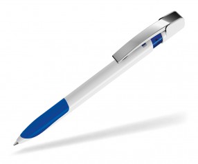 UMA Kugelschreiber SKY GRIP 00126 M weiss blau